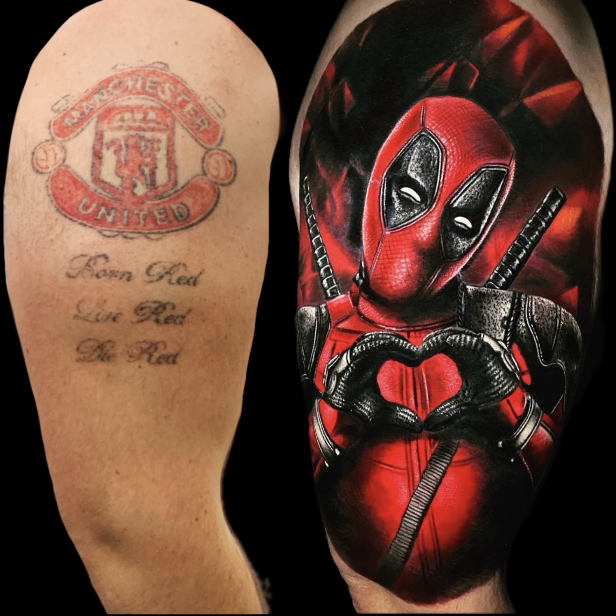 Cover-up tattoo — Salvation Tattoo Studio
